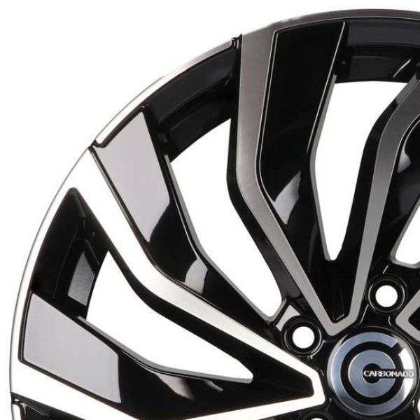 Llanta Carbonado Lynx BFP-Black Front Polished 8.0x18" 5x112 ET45 CB66.5 - Image 4