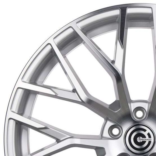 Llanta Carbonado Wealthy SFP-Silver Front Polished 9.5x21" 5x112 ET25 CB66.5 - Image 4