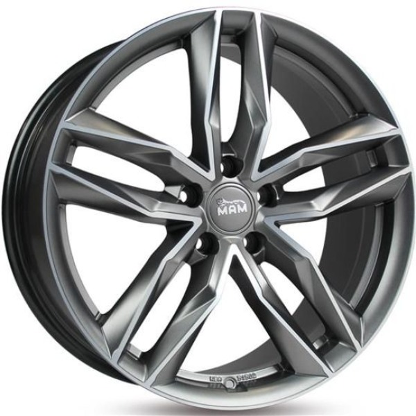 Llanta MAM RS3 MPFP-Matt palladium front polish 8.5x20" 5x112 ET45 CB66.5