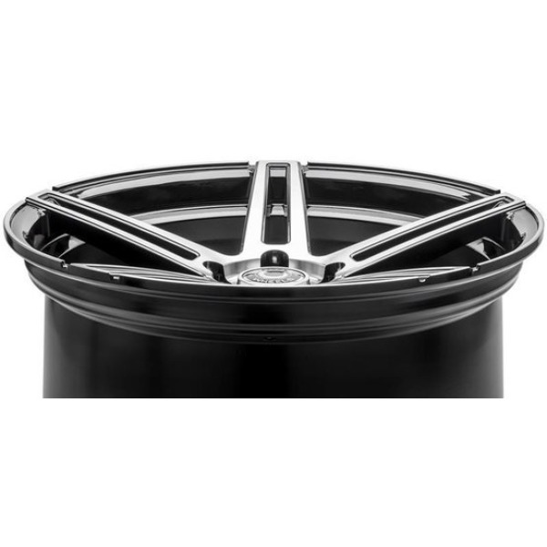Llanta Wrath Wheels WF-1 BP-Black polished 8.0x18" 5x120 ET35 CB72.6 - Image 3