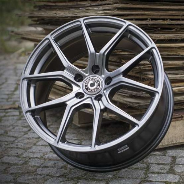 Llanta Wrath Wheels WF-7 HB-HYPER BLACK 8.0x18" 5x112 ET42 CB73.1 - Image 4