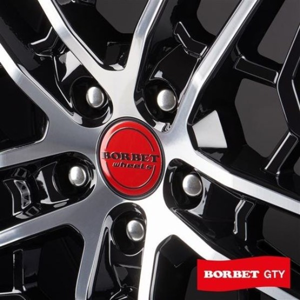Llanta Borbet GTY BRPG-black rim polished glossy 8.5x19" 5x114.3 ET40 CB72.6 - Image 2