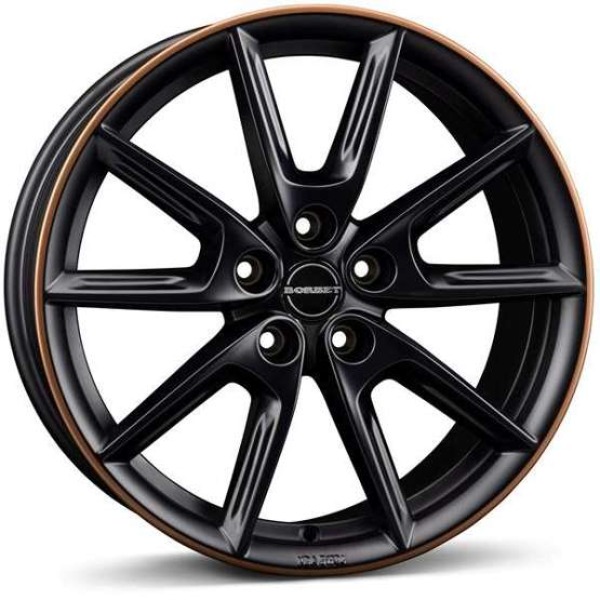 Llanta Borbet LX19 BMRY -Black Matt Rim Yellow 8.0x19" 5x112 ET50 CB66.5
