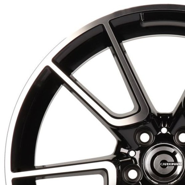 Llanta Carbonado Excellent BFP-Black Front Polished 8.5x19" 5x112 ET45 CB66.5 - Image 4