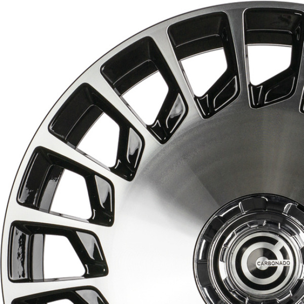 Llanta Carbonado Rebellion BFP-Black Front Polished 9.5x19" 5x112 ET40 CB66.5 - Image 3