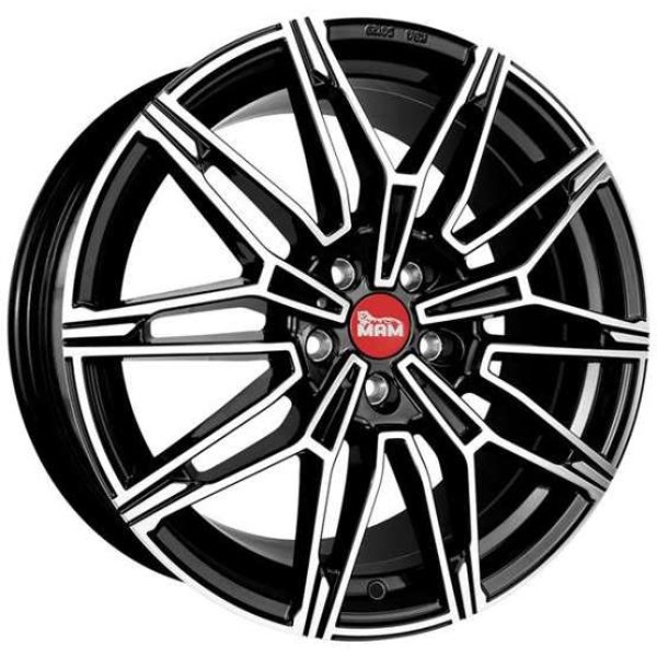 Llanta MAM B3 BFP-Black Front Polish 8.5x19" 5x112 ET30 CB66.5