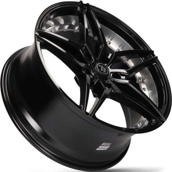 Llanta Seventy9 Wheels SV-AR BGIP-Black glossy inner polished 9.5x19" 5x120 ET35 CB74.1 - Image 4