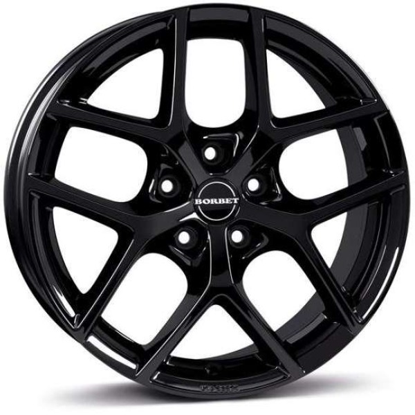 Llanta Borbet Y BG -Black Glossy 9.5x20" 5x112 ET35 CB66.5