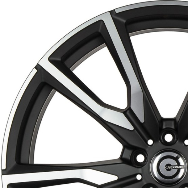Llanta Carbonado Pain MBFP-Matt Black Front Polished 9.5x22" 5x112 ET37 CB66.5 - Image 4