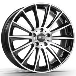 Llanta Elite Wheels EW02 Black Polished 7.5x17" 5x112 ET35 CB66.6