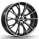 Llanta Elite Wheels EW10 Black Polished 8.0x18" 5x120 ET43 CB72.6