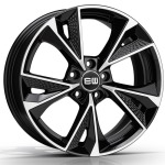 Llanta Elite Wheels EW15 Black Polished 8.0x18" 5x112 ET40 CB66.6