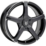 Llanta Fox Racing VR1 Carbon Grey Lip Polished 6.5x16" 4x108 ET25 CB73.1