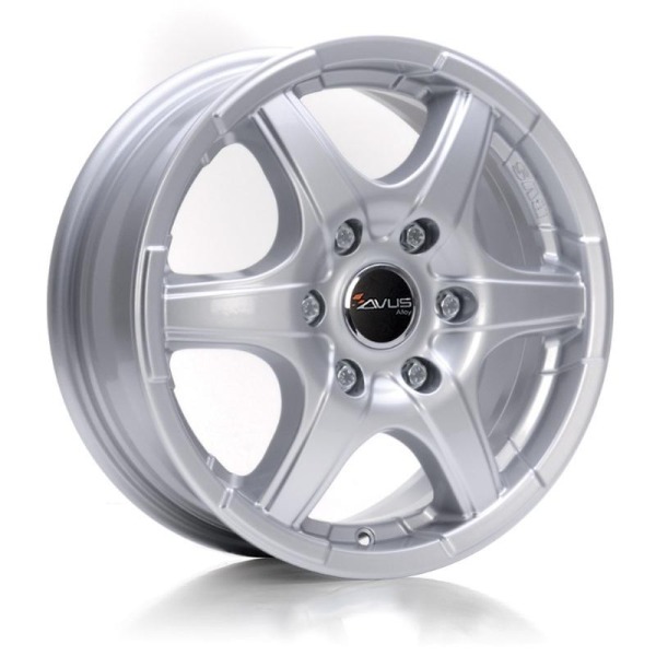 Llanta Avus GRIZZLY Hyper Silver 7.0x17" 5x130 ET60 CB78.1