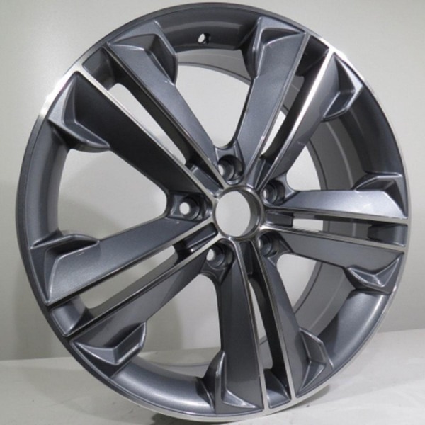 Llanta ST Wheels Helga Anthracite Polished 7.5x18" 5x114.3 ET40 CB67.1