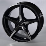 Llanta Forzza Nova Black Satin 6.5x15" 4x100 ET38 CB73.1