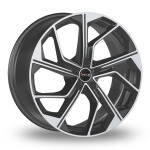 Llanta Avus AC-522 Matt Anthracite Polished 8.5x19" 5x120 ET50 CB65.1