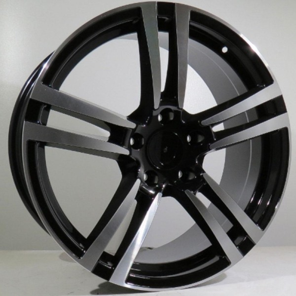 Llanta ST Wheels Puerto Black Polished 10.0x22" 5x130 ET55 CB71.5