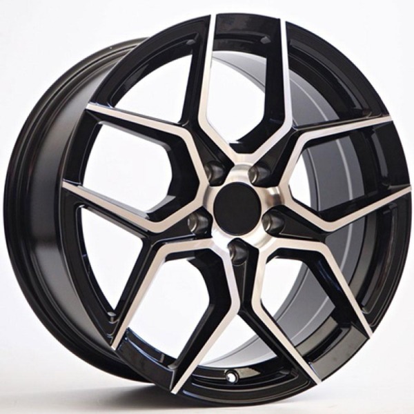 Llanta ST Wheels RKW60 Black Polished 8.0x17" 5x108 ET35 CB63.4