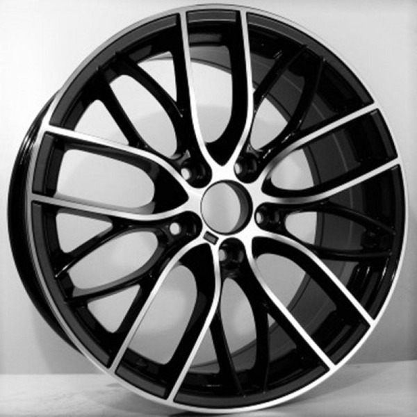 Llanta ST Wheels Sigulo Black Polished 9.5x20" 5x120 ET38 CB72.6