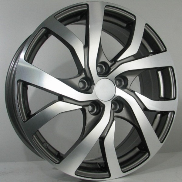 Llanta ST Wheels Silva Anthracite Matt Polished 6.5x17" 5x114.3 ET46 CB67.1