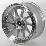 Llanta Forzza Space Silver Polished 8.0x17" 5x114.3 ET35 CB73.1