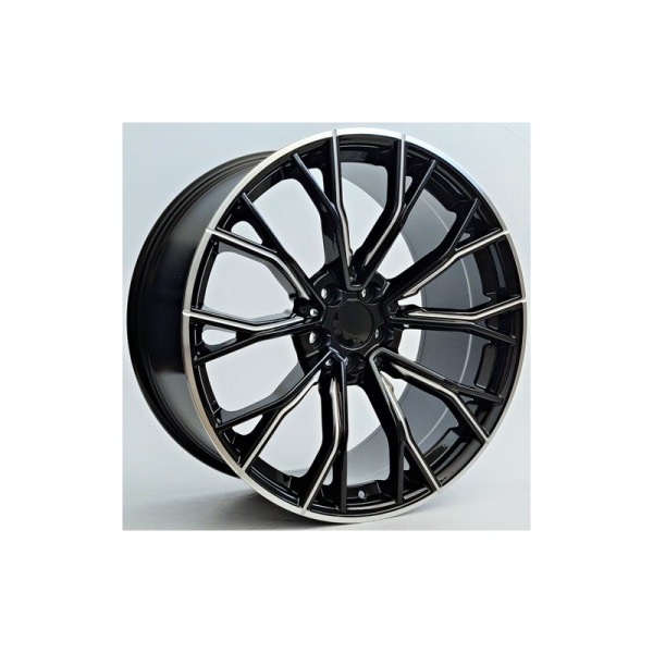 Llanta ST Wheels Omni Black Milling 8.5x19" 5x112 ET23 CB66.56