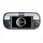 Ihnavi Navegador 6.2" para Fiat 500 Color Negro. Brilliant 500 – A11, 4 Core, 2+16, CP&AA