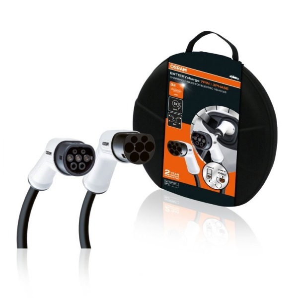 Cable de carga vehículo eléctrico 7 PIN 32Amp Osram