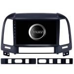 Ihnavi Navegador 9'' para Hyundai Santa Fe II (CM). Excellent 600 – A12, 8 Core, 8+128, SIM 4G