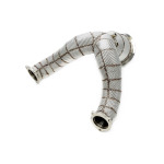 TA Technix downpipe with heat shield without catalytic converter fits for Audi A4-S, A5-S5 type W8-B9S