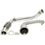 Tubo de escape TA Technix con protección térmica y convertidor catalítico / tubo de escape precatalizador / tubo de escape principal catalítico apto para Porsche Panamera /4 3.0T tipo 971
