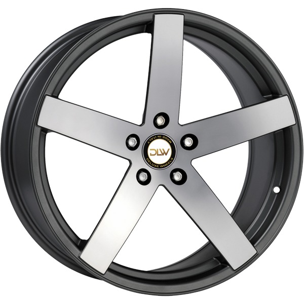 Llanta DLW UROS S-K Matt Anthracite Polish 11.0x19" 5x130 ET55 CB71.6