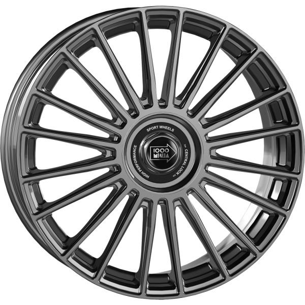 Llanta Mille Miglia MM1022 Dark Anthracite High Gloss 8.0x18" 5x108 ET45 CB73.1