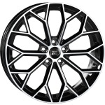 Llanta Mille Miglia MM1030 Gloss Black Polished 7.5x17" 5x108 ET45 CB73.1