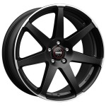 Llanta Momo SEVEN Matt Black Polished 8.0×18" 5×110 ET35 CB65.1