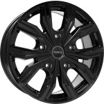 Llanta Romac TORQUE Gloss Black 7.5x18" 5x108 ET45 CB73.1
