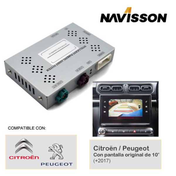 Interface cámara para Citroën / Peugeot con pantalla de 10"