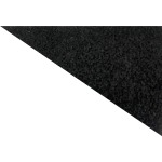 Moqueta Negra Lisa 150x70cm. Adhesiva