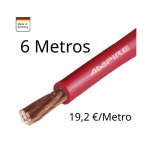 Ampire Cable Corriente Rojo XSK50 - Cobre  6 METRO