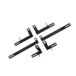 GoldCar Soportes Estribos Laterales compatibles con PEUGEOT 4008 (2012-2016)