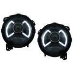 GoldCar Faros LED completos compatibles con Jeep Wrangler IV JL/JLU (2018 en adelante) Barra de luces