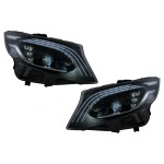 GoldCar Faros LED completos compatibles con Mercedes Clase V W447 (2016-2020) Negro