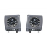 GoldCar Faros LED negros con aspecto bixenón y cubiertas DRL para Mercedes Clase G W463 (1989-2012)