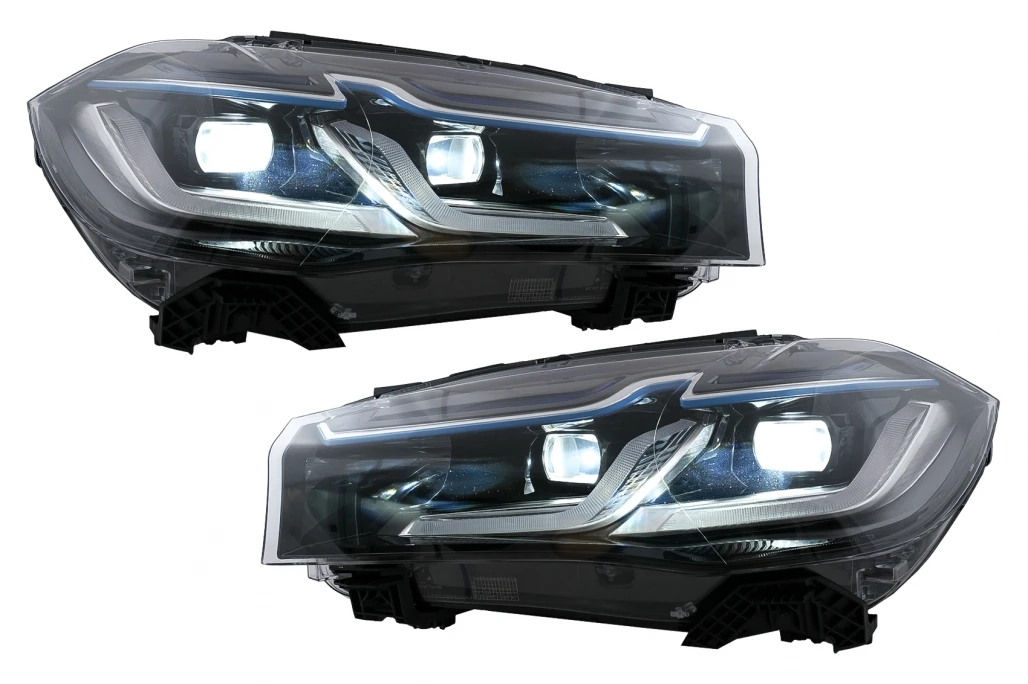 b2b-led-headlights-suitable-for-bmw-x5-f15_6002616_6106085 GoldCar Faros LED compatibles con BMW X5 F15 (2013-2018) Conversión de HID a LED Negro - Imagen 1