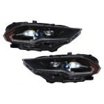 GoldCar Faros LED compatibles con Ford Mustang VI Facelift (2018-2023) Luces de giro dinámicas negras