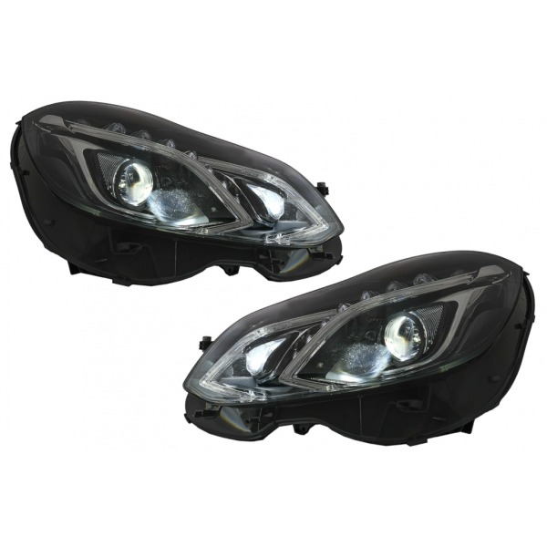 GoldCar Faros LED de xenón compatibles con Mercedes Clase E W212 Facelift (2013-2016) Tipo de actualización