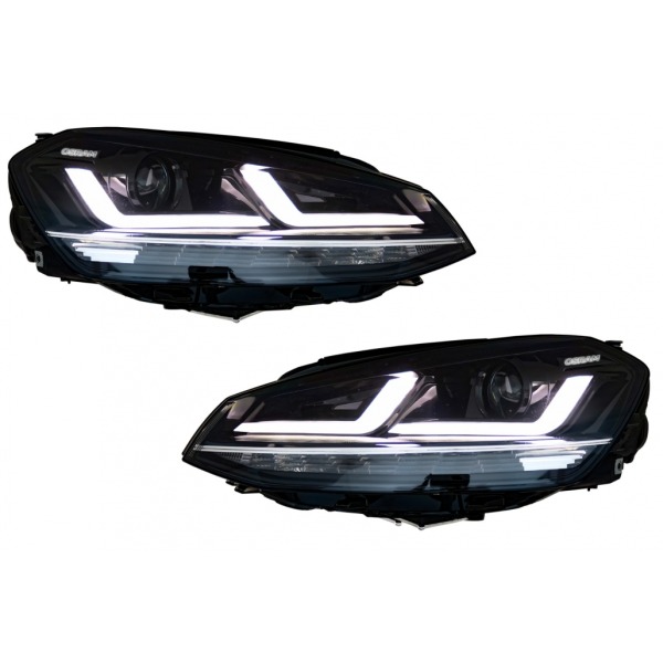 Faros delanteros LED completos de Osram LEDriving adecuados para VW Golf 7 VII (2012-2017) Actualización cromada solo para halógenos