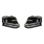 Faros LED Osram LEDriving Full LED compatibles con VW Amarok (2010-2021) Luces de giro secuenciales dinámicas negras