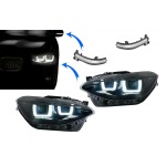 Faros LED Osram LEDriving Full LED compatibles con BMW Serie 1 F20 F21 (06.2011-03.2015) con intermitentes de espejo Osram LEDriving Full LEDriving y luces de giro secuenciales dinámicas.